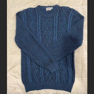 Inis Meáin / Inis Meain Knitwear Men's cable knit sweater - Medium - NEW